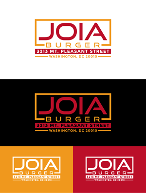 Logo Design by Ayub Zafar for Joia Burger | Design: #31711719
