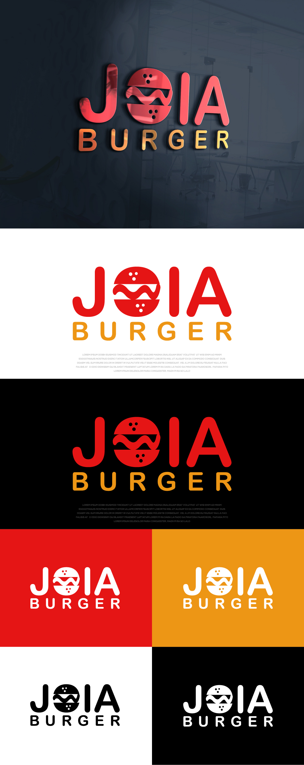 Diseño de Logo por AlphabetZero.co.uk para Joia Burger | Diseño #31717620