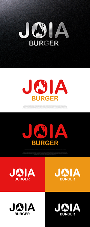 Logo Design by Ayub Zafar for Joia Burger | Design: #31717621