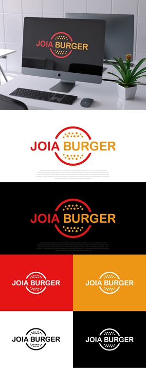 Logo Design by Ayub Zafar for Joia Burger | Design: #31717624