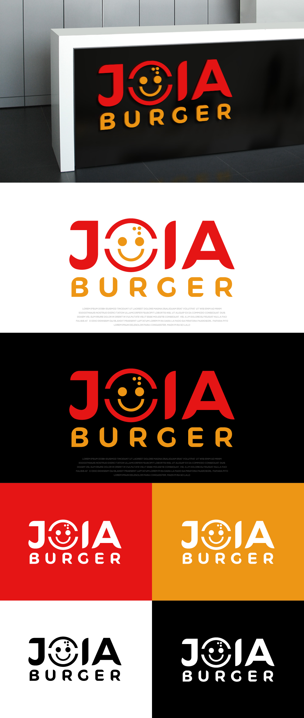 Diseño de Logo por AlphabetZero.co.uk para Joia Burger | Diseño #31717628