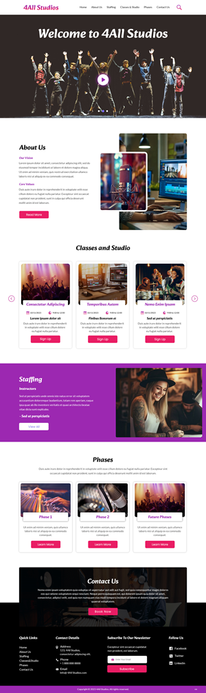 Web Design by pb for this project | Design: #31712490
