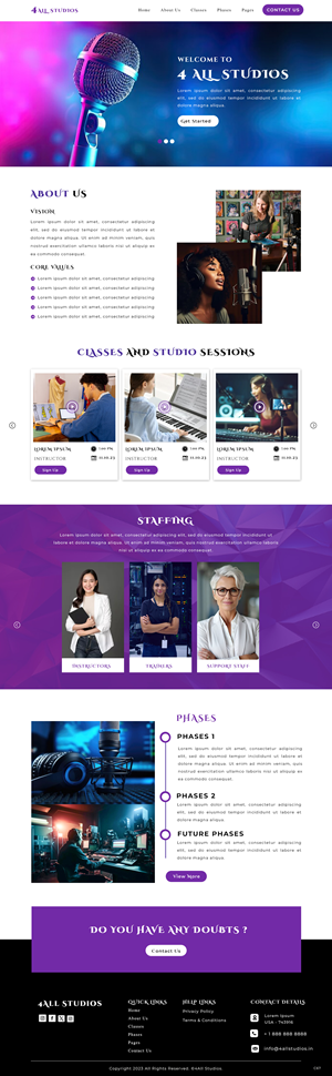 Web Design by pb for this project | Design: #31712501