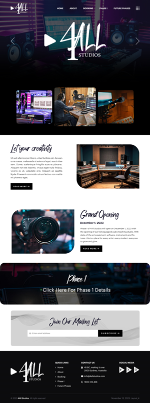 Web Design by sai.designer87 for this project | Design: #31723115