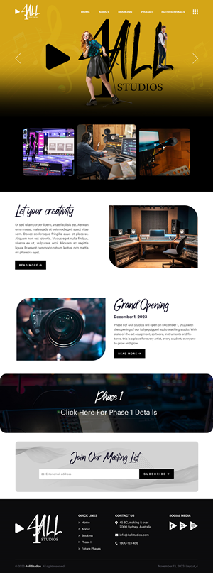 Web Design by sai.designer87 for this project | Design: #31723118