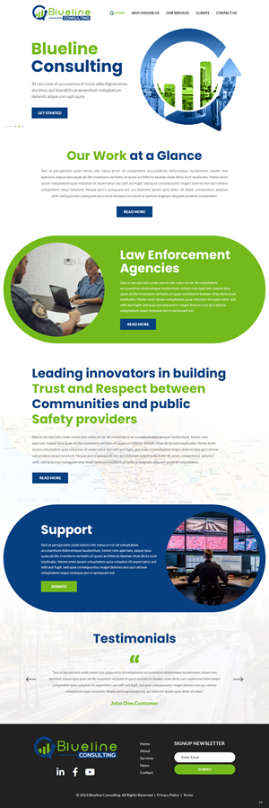 Web Design by pb for ONEELEVEN | Design: #31706162