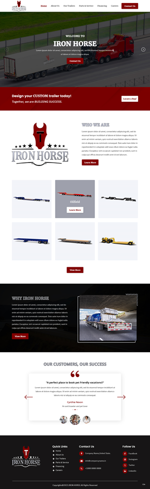 Web Design by pb for ONEELEVEN | Design: #31723584