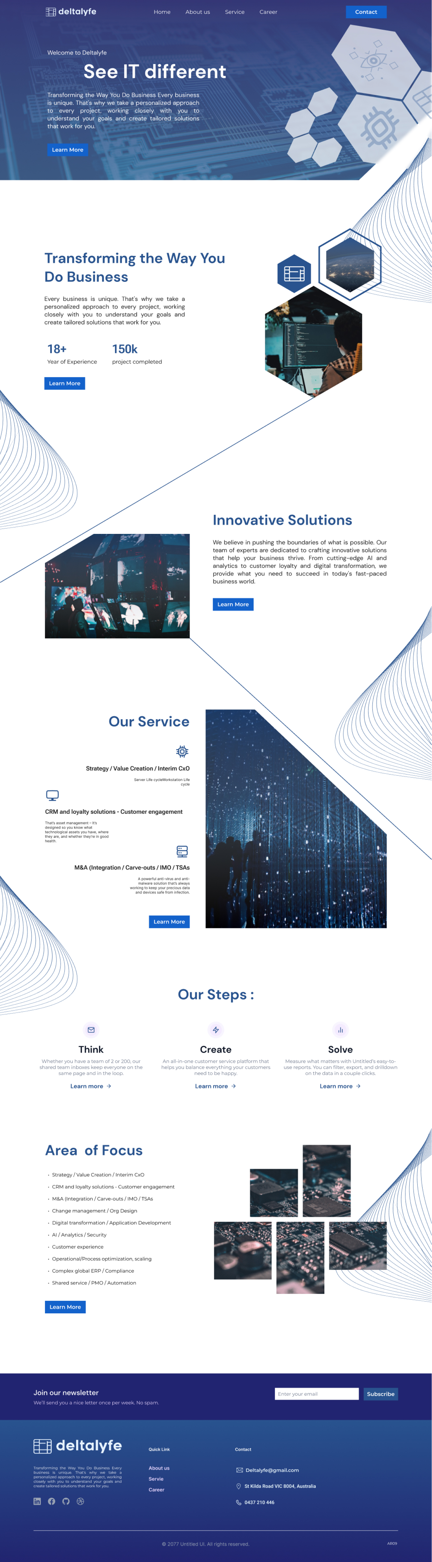 Web Design by Taufik H for this project | Design #31758000
