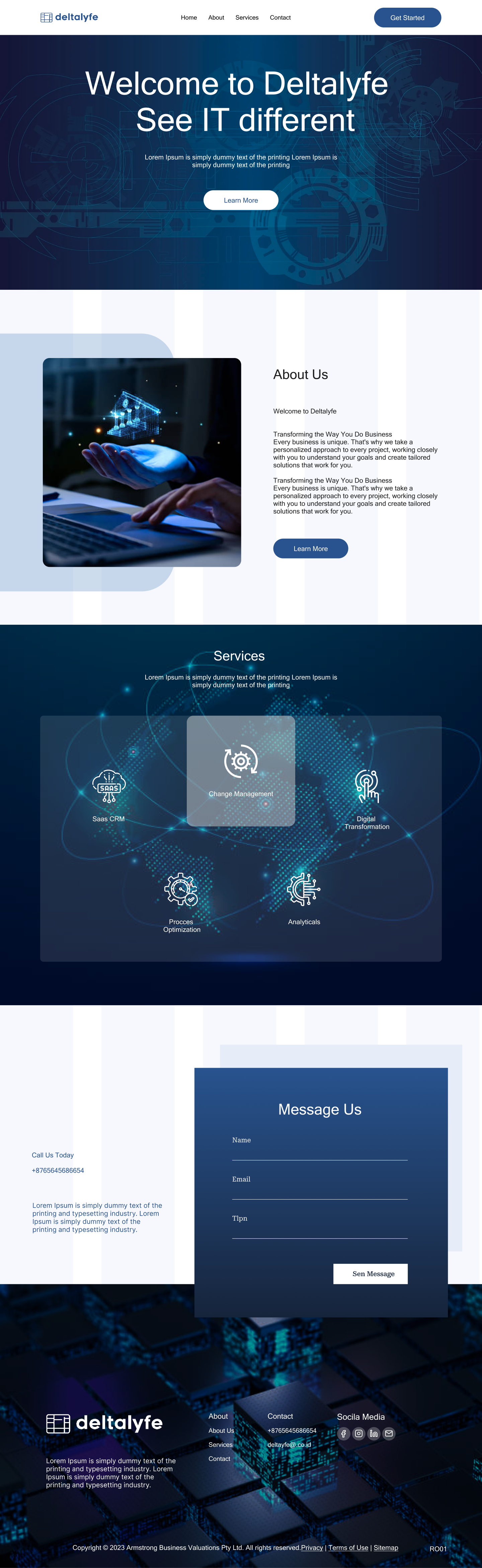 Web Design by Taufik H for this project | Design #31758008