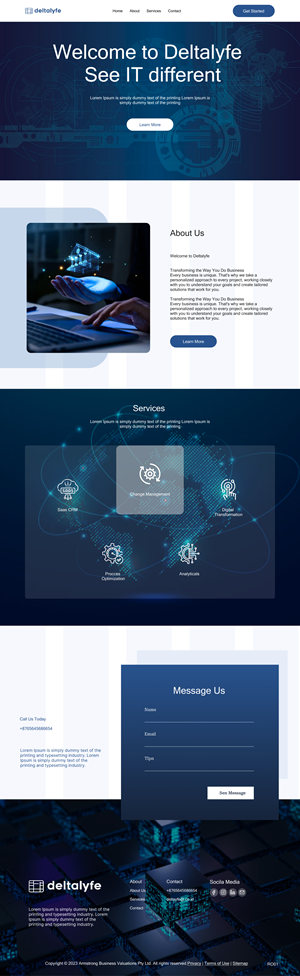 Web Design by Taufik H for this project | Design: #31758008