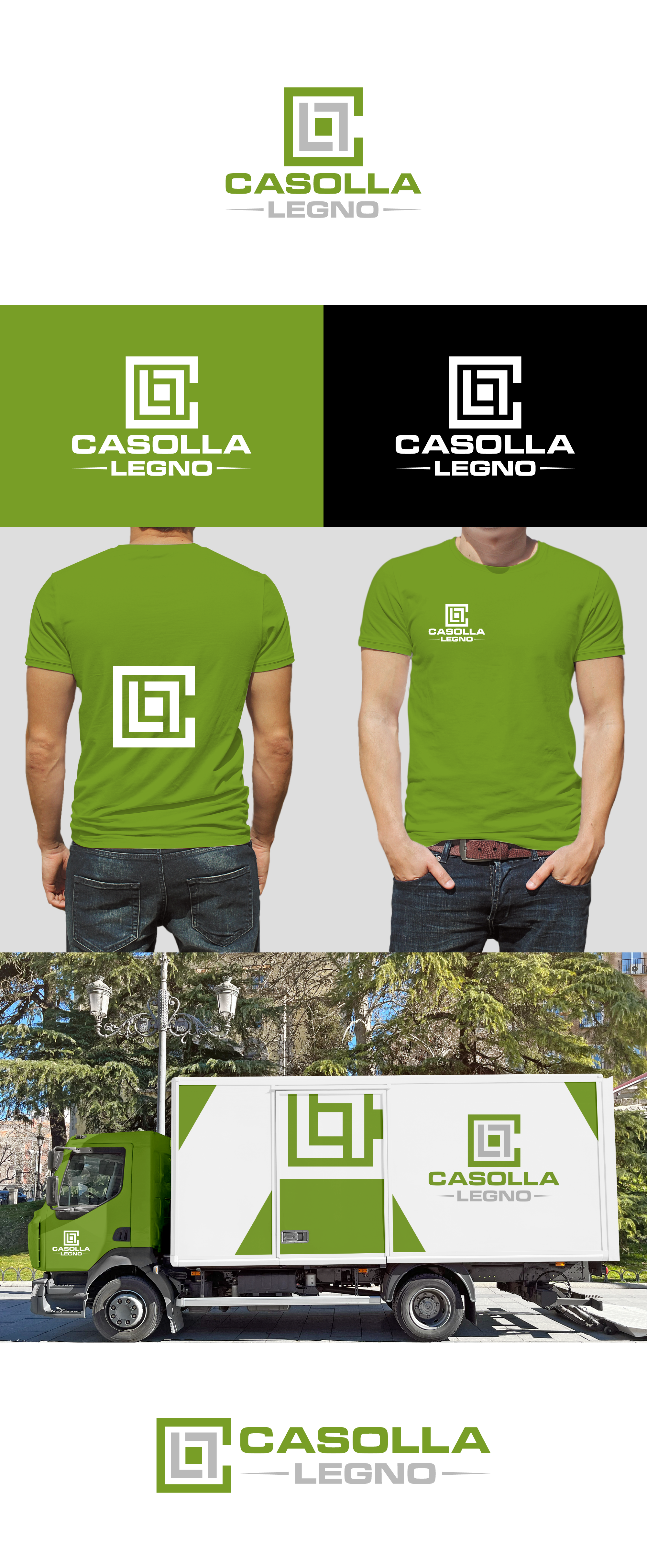 Logo Design by Ellene for Casolla Legno Srl | Design #31712494
