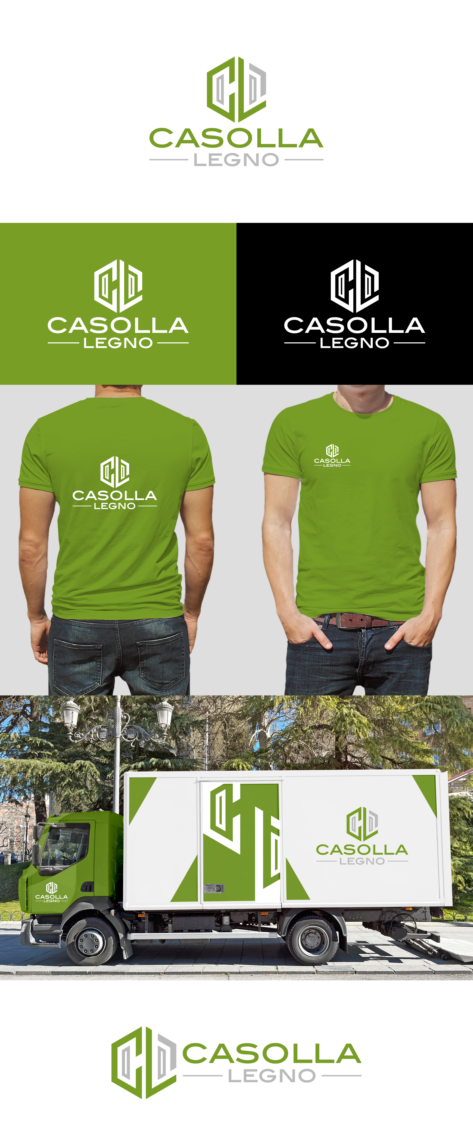 Logo Design by Ellene for Casolla Legno Srl | Design #31712796