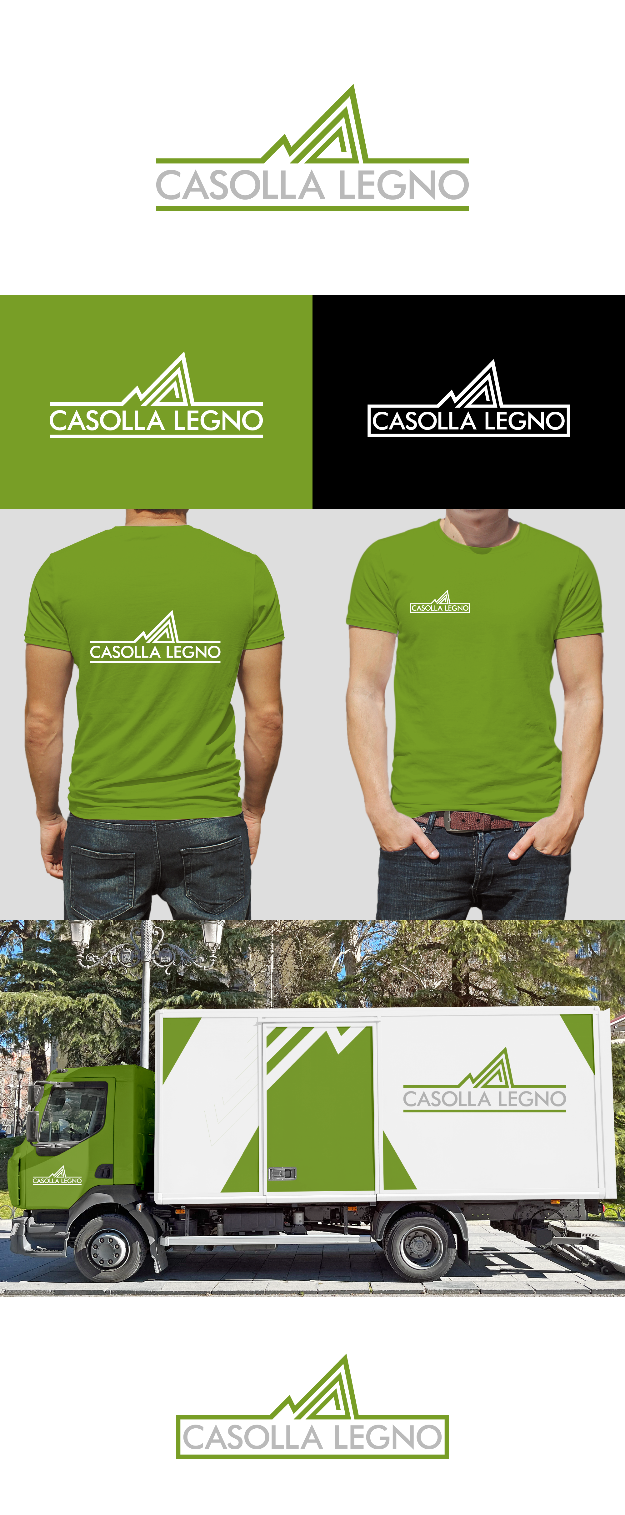 Logo Design by Ellene for Casolla Legno Srl | Design #31712797