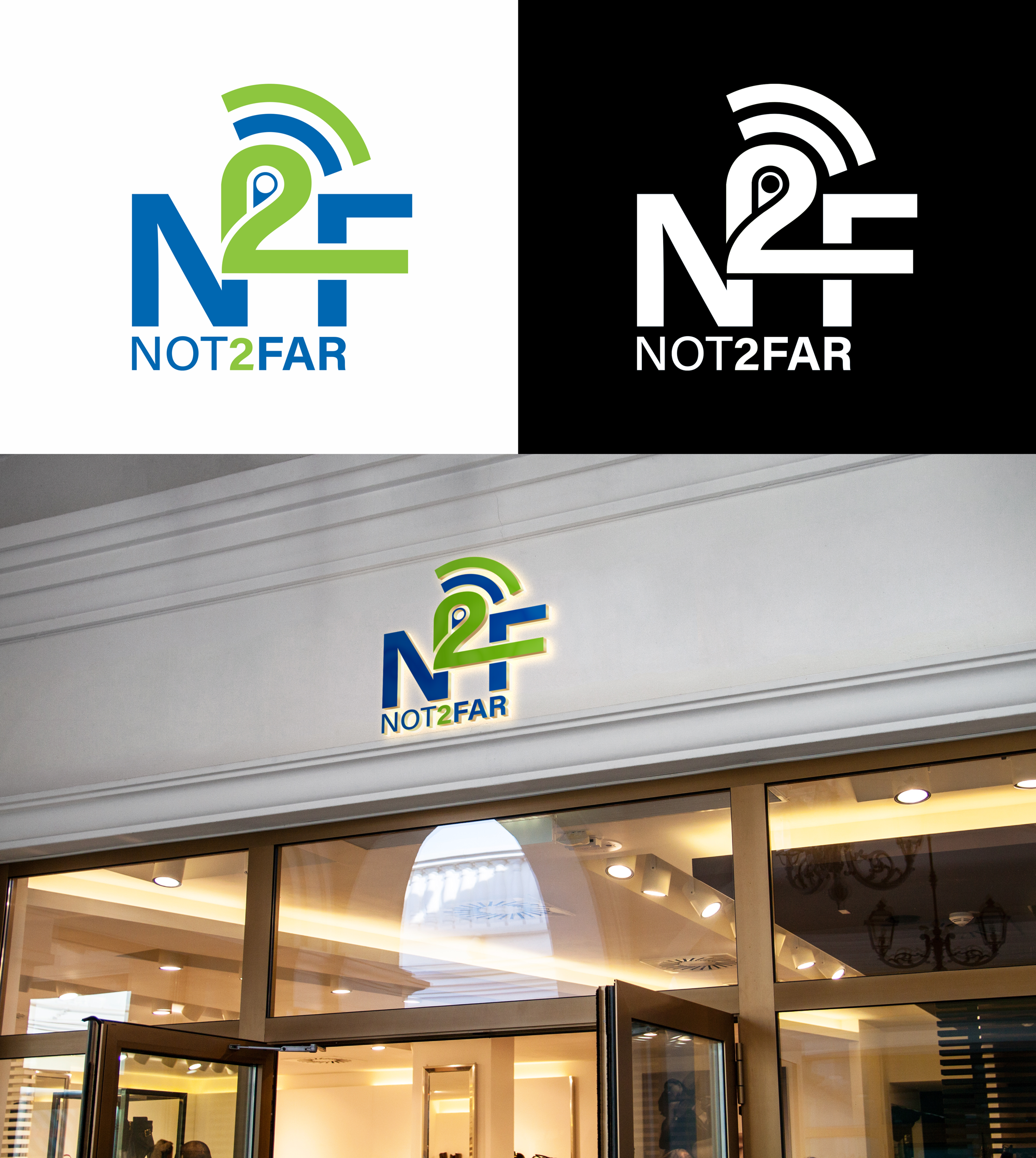 Logo Design by RA-bica for Not2Far Technologies Inc. | Design #31709684