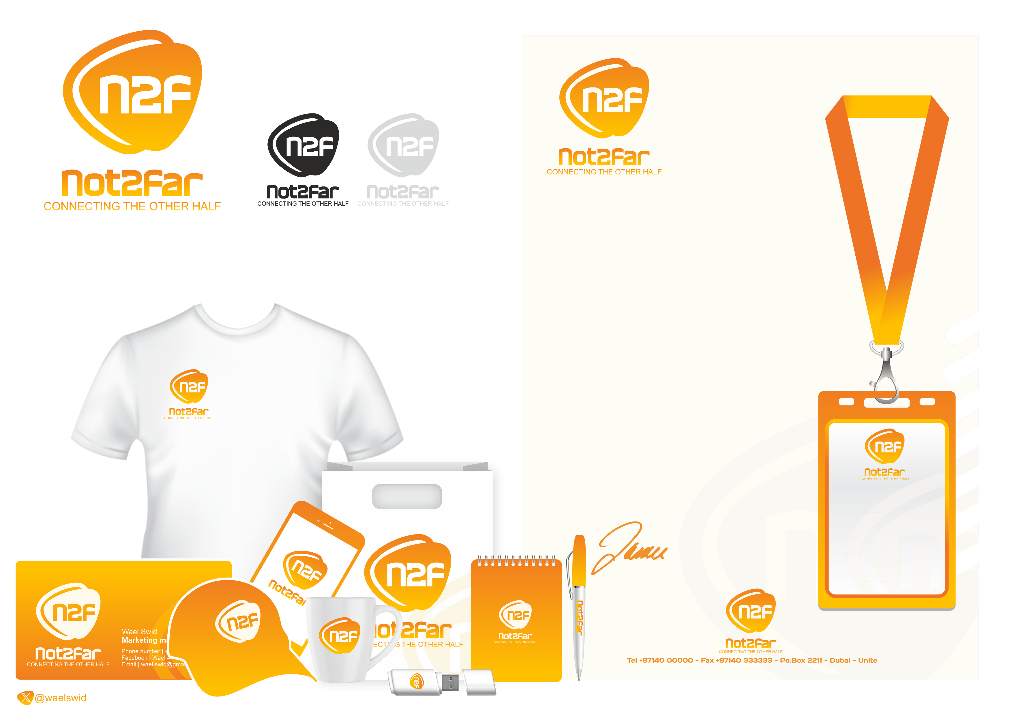 Logo Design by WaelSwid for Not2Far Technologies Inc. | Design #31725071