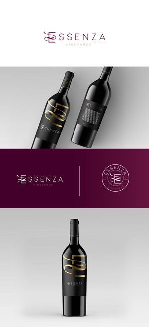 Logo Design by Idea Master Plus for Essenza Del Lago Vineyard | Design #31720624