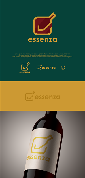 Logo Design by Kakung for Essenza Del Lago Vineyard | Design: #31718993