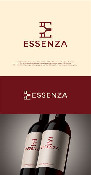 Logo Design by Kakung for Essenza Del Lago Vineyard | Design: #31719126