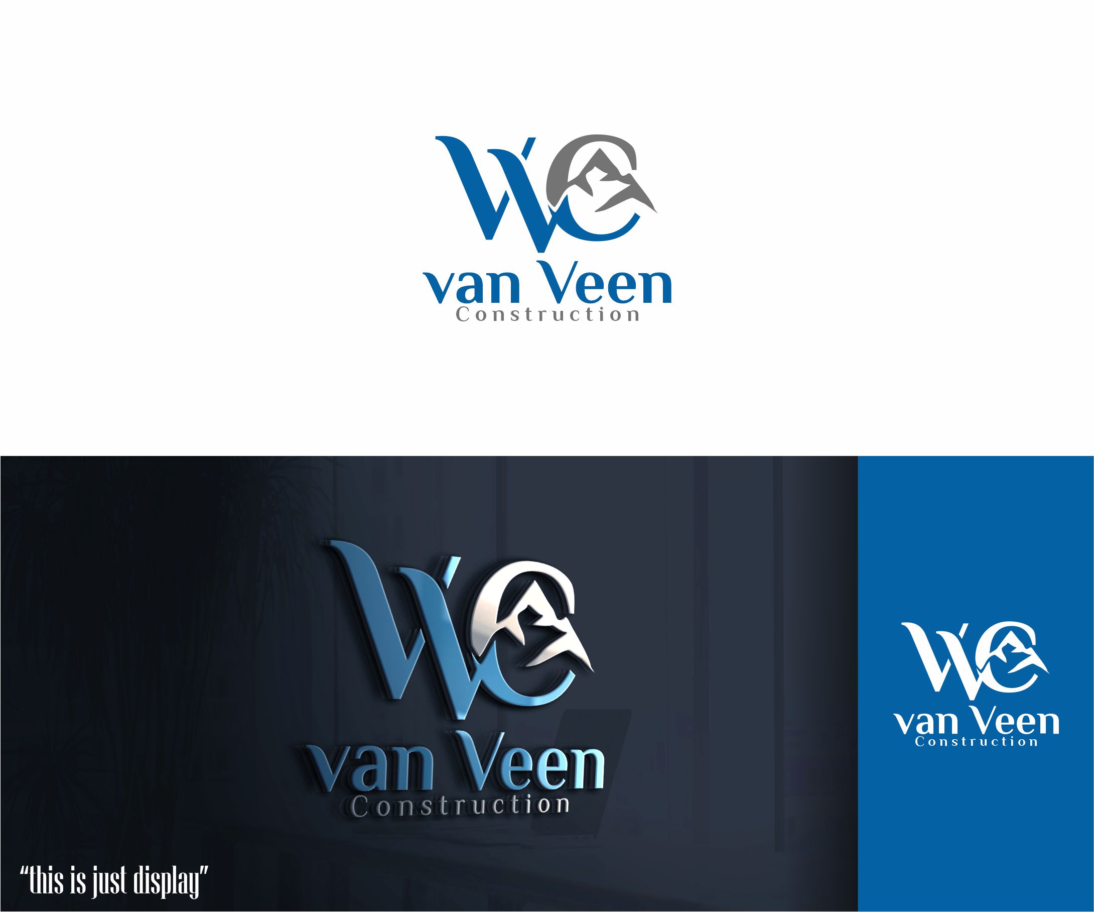 Logo Design by alkaline for van Veen Construction | Design #31714276