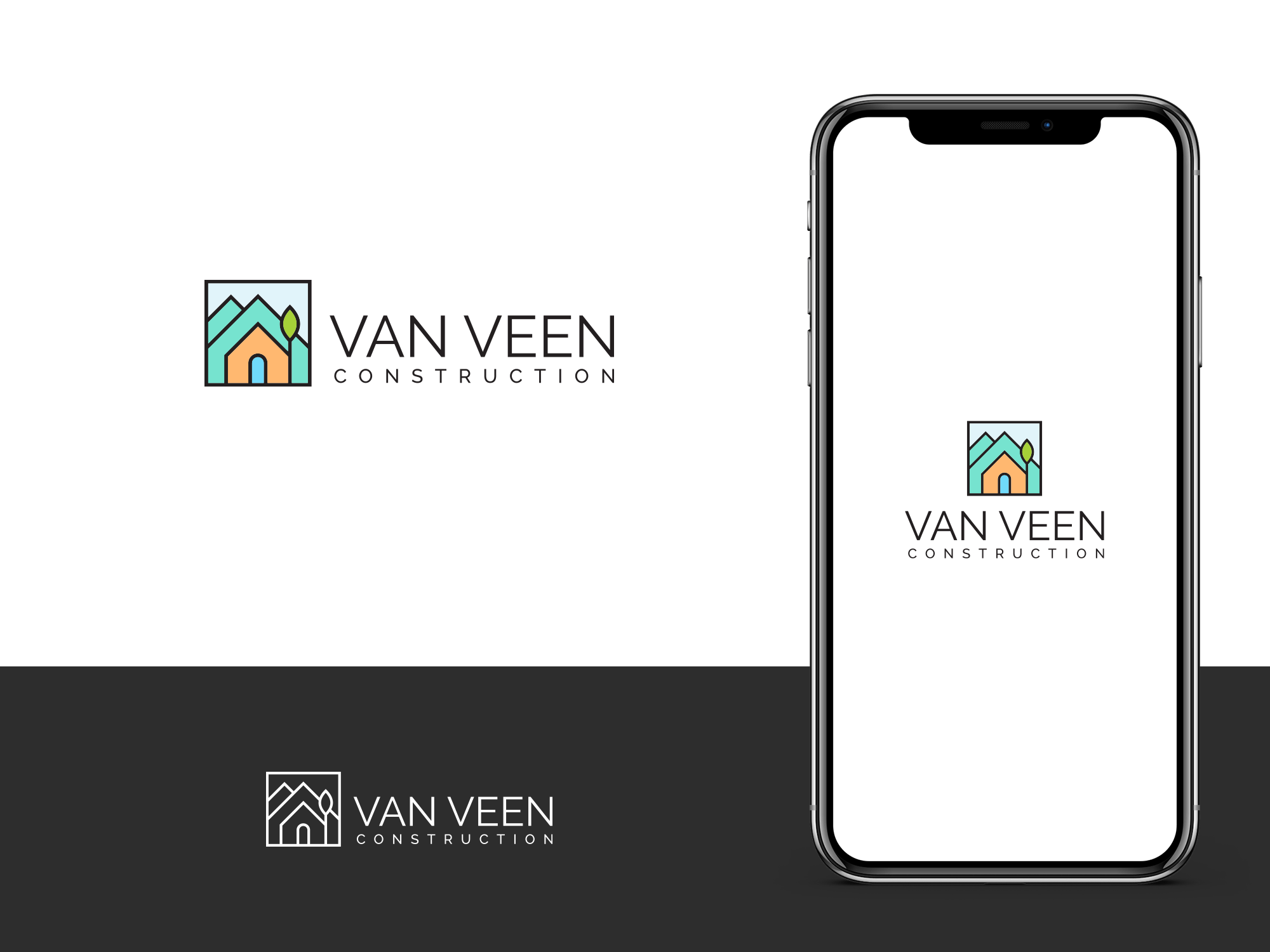 Logo Design by COLOUR CREATIVE for van Veen Construction | Design #31752218