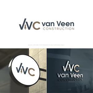 Logo Design by The Lion Studios for van Veen Construction | Design: #31717164