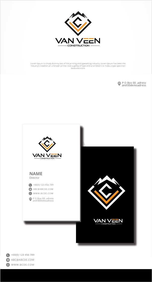 Design de Logo par zebronicgraphic pour van Veen Construction | Design #31724165