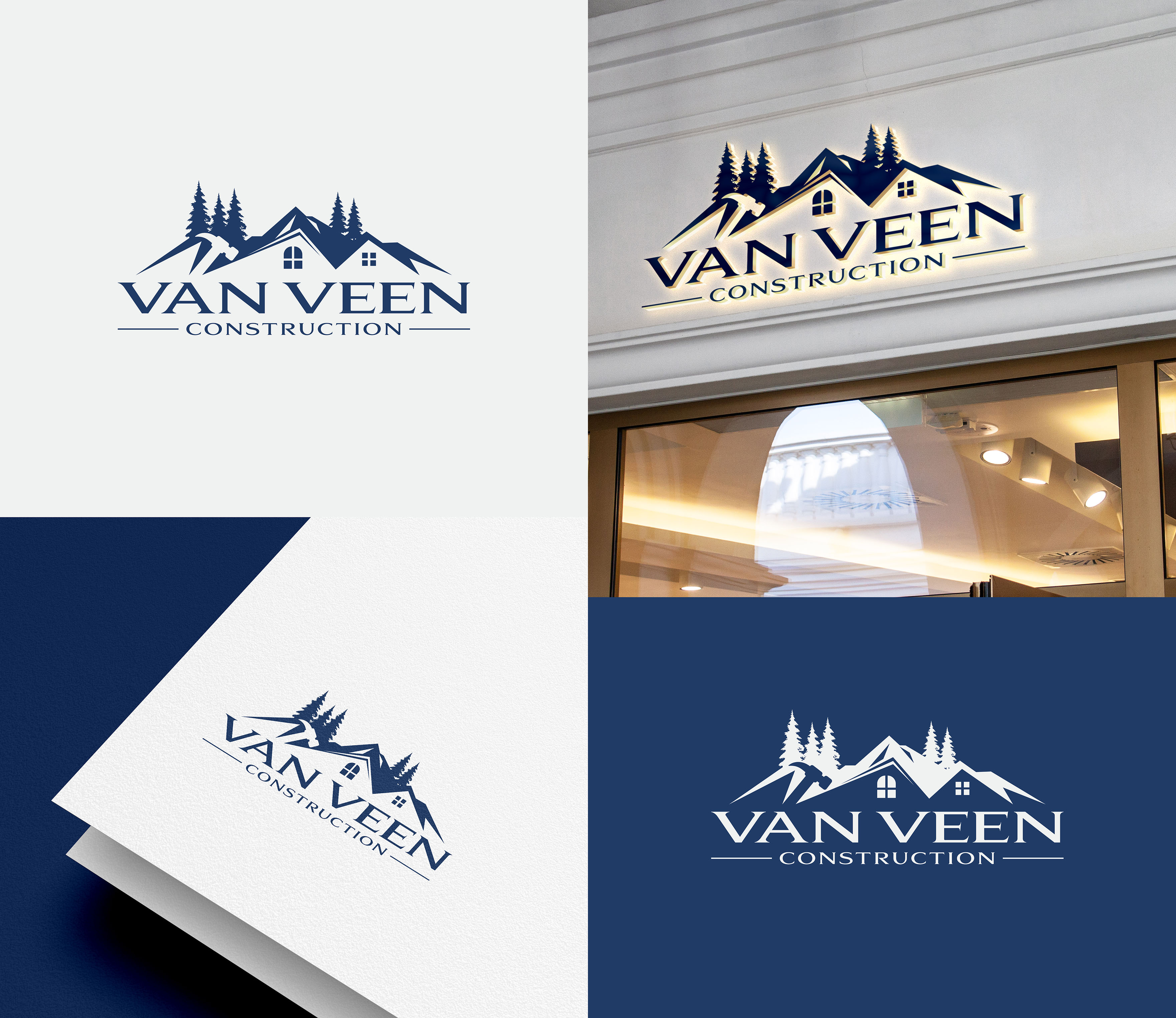 Logo Design by aexoagency for van Veen Construction | Design #31718116