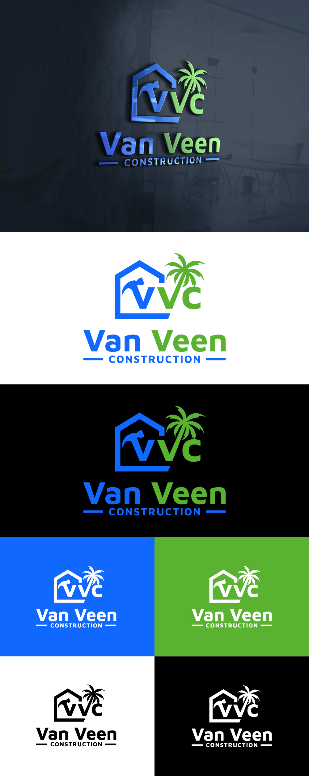 Diseño de Logo por Ayub Zafar para van Veen Construction | Diseño #31733509