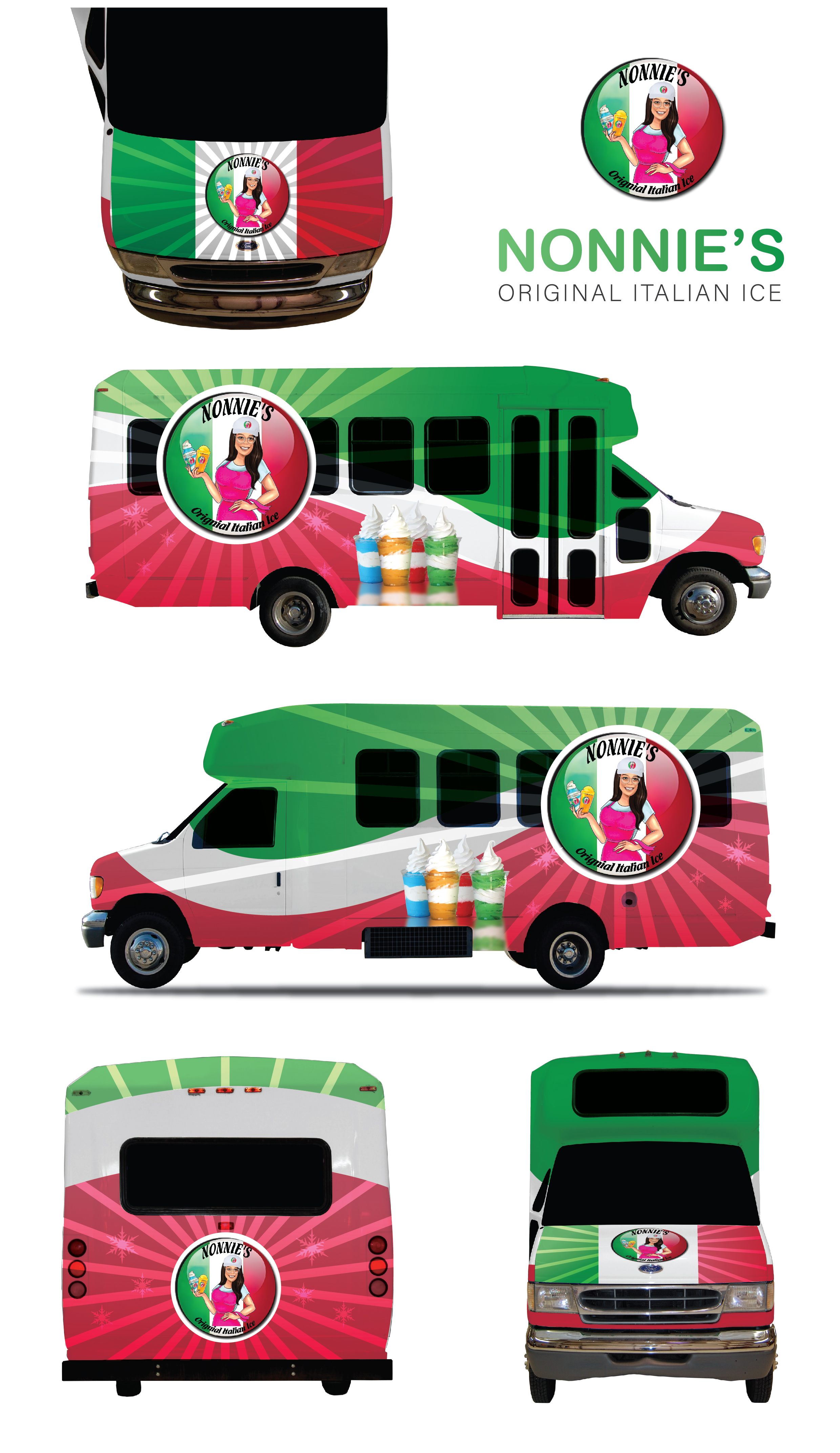 Car Wrap Design by FAIZ HAIQAL for Nonnie's Original Italian Ice | Design #31733989