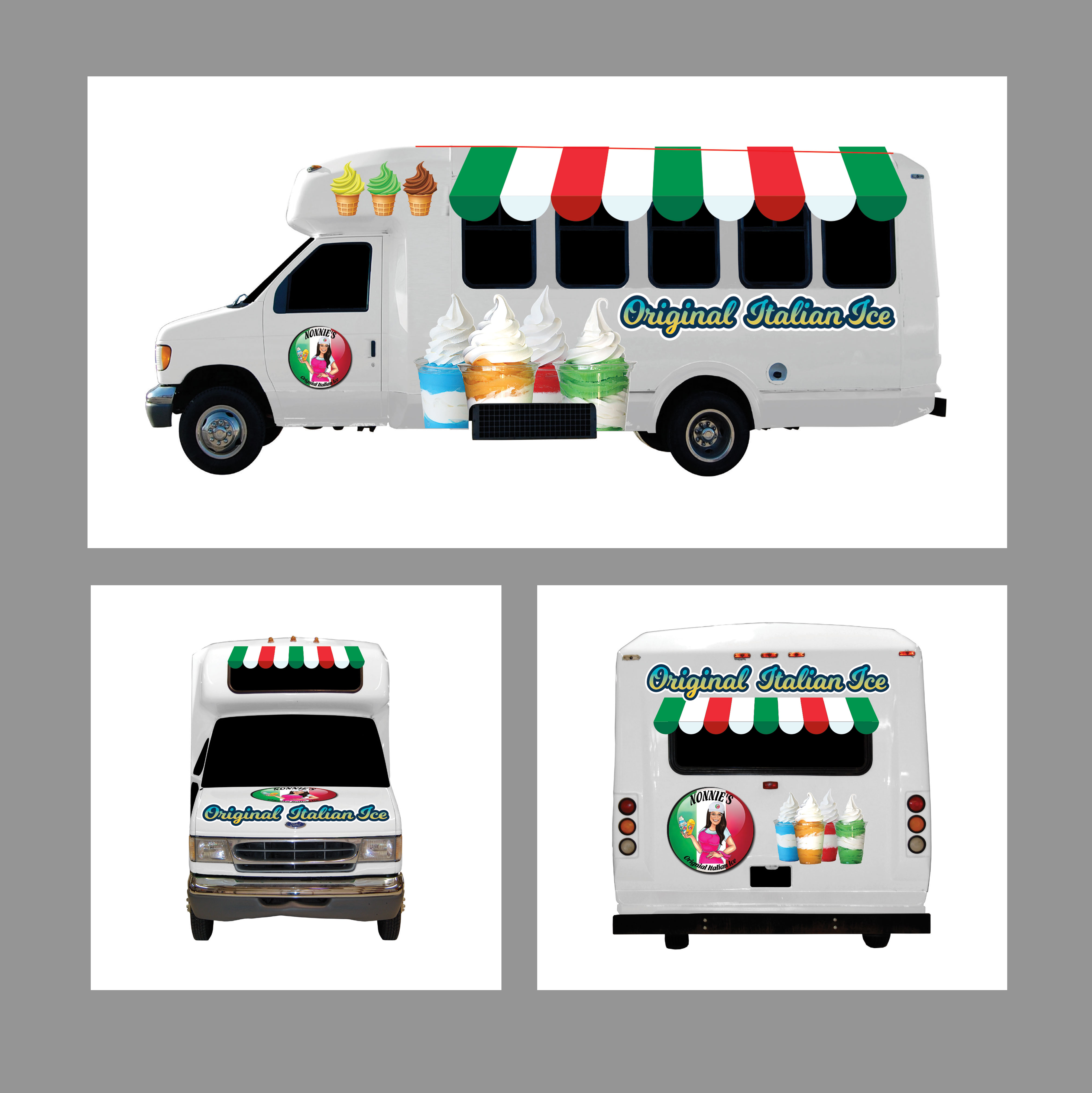 Car Wrap Design by Creative D2024 for Nonnie's Original Italian Ice | Design #31718363