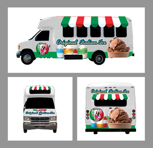 Design de Covering de Véhicule par Creative D2024 pour Nonnie's Original Italian Ice | Design : #31718407