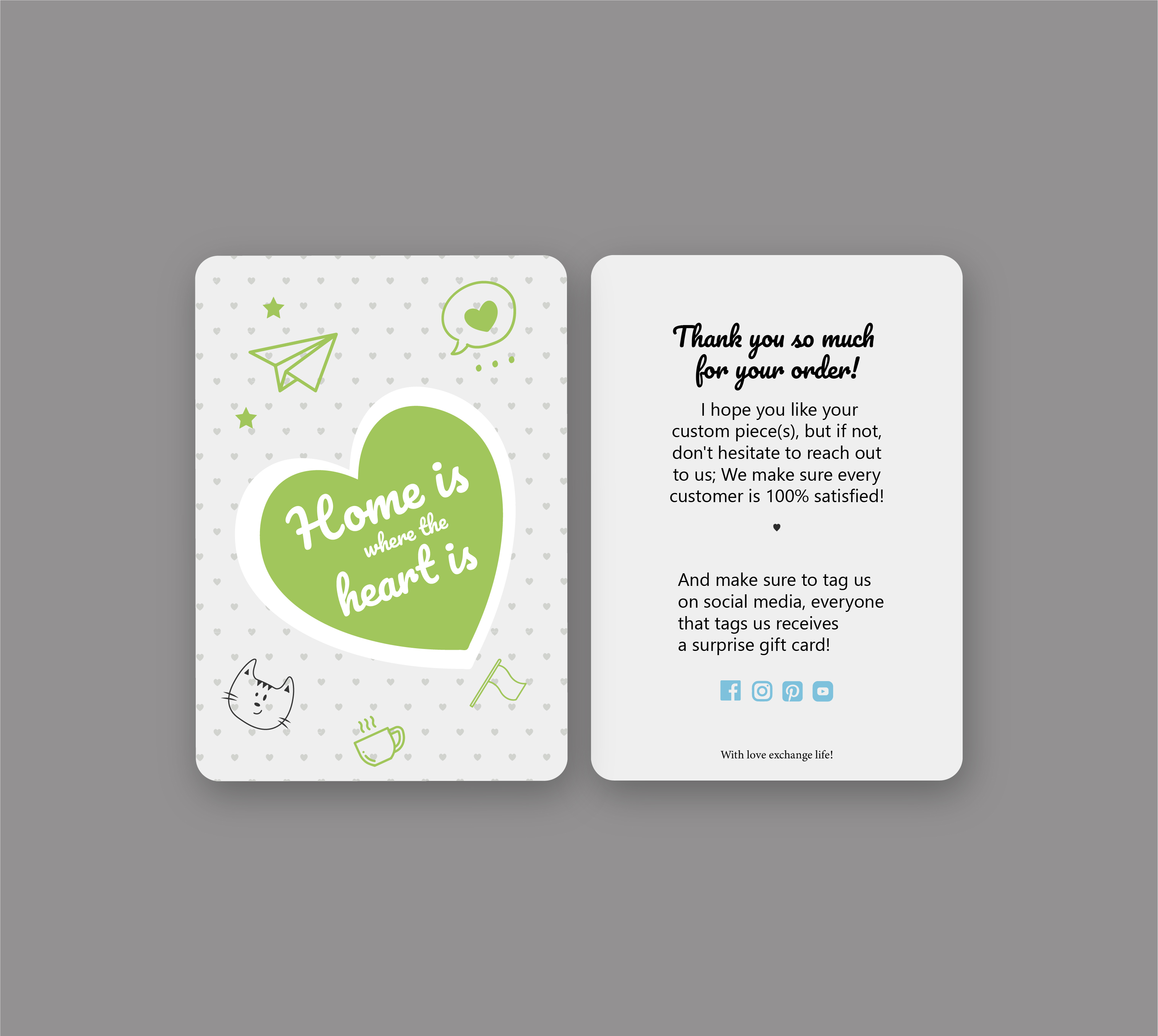 Card Design by Yevhen (Ukrdesign) for this project | Design #31764960