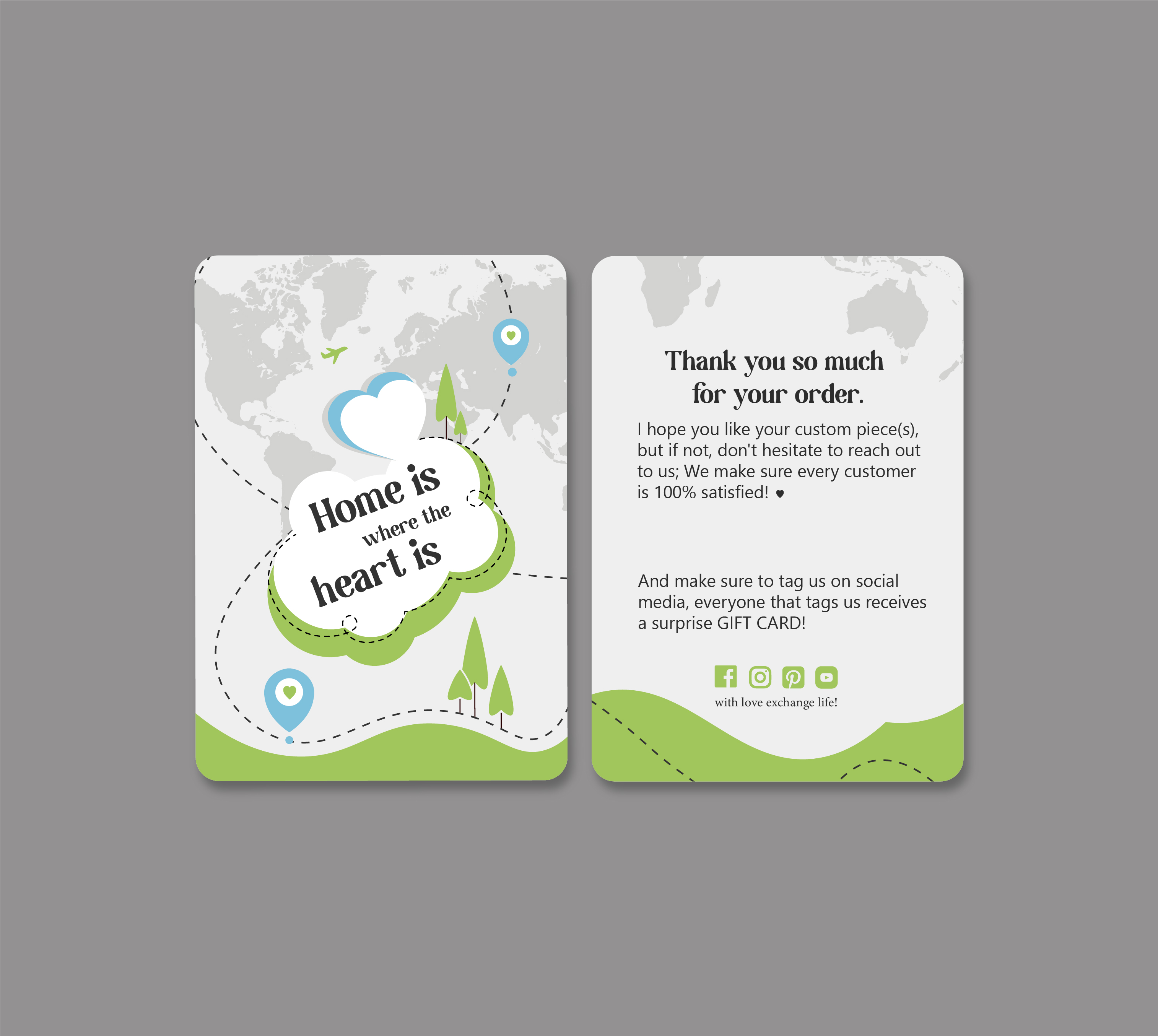 Card Design by Yevhen (Ukrdesign) for this project | Design #31764962