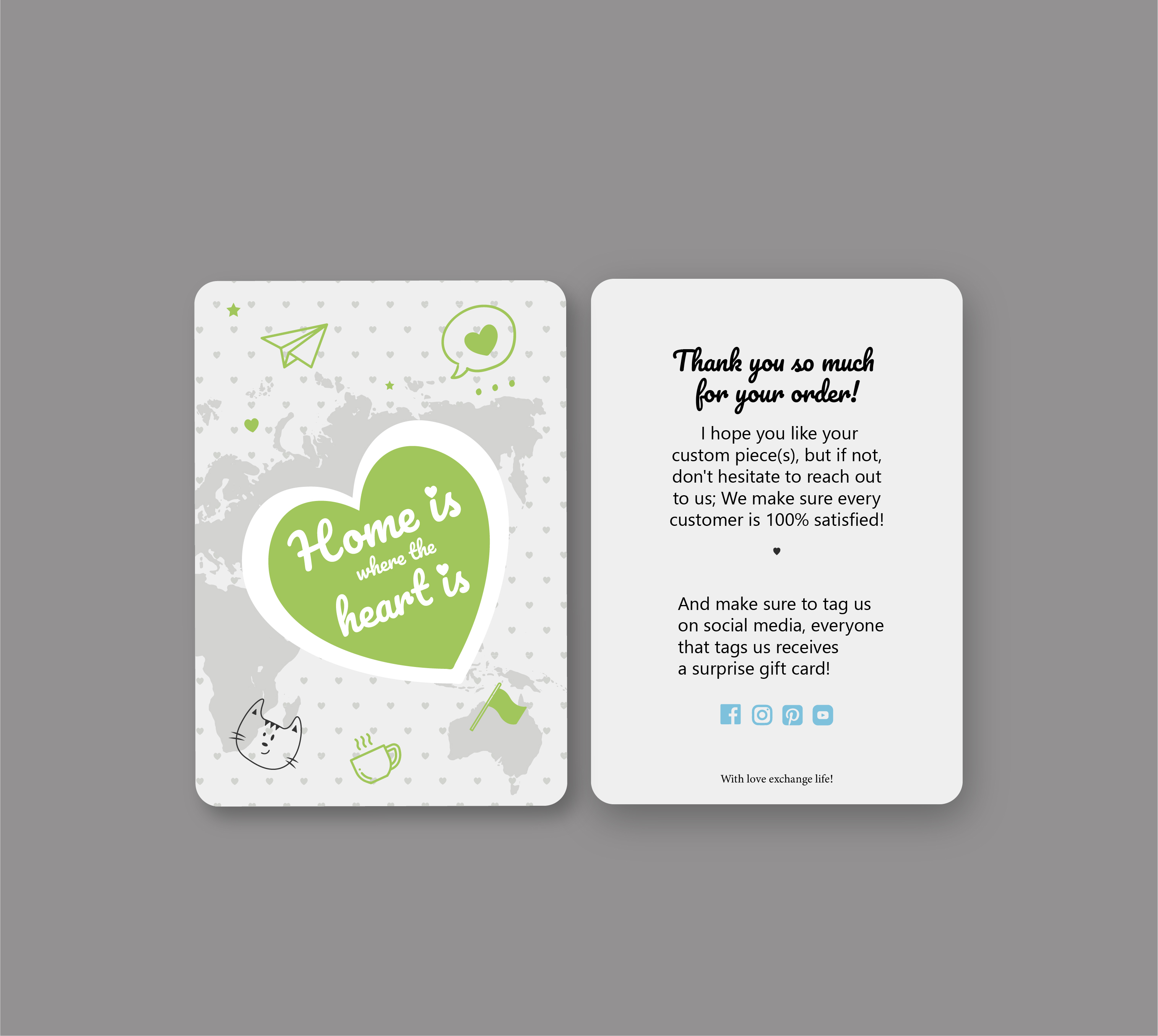 Card Design by Yevhen (Ukrdesign) for this project | Design #31777799