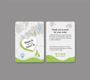 Card Design by Yevhen (Ukrdesign) for this project | Design: #31777800