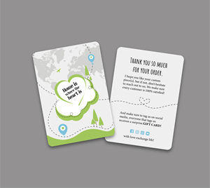 Card Design by Yevhen (Ukrdesign) for this project | Design: #31838232