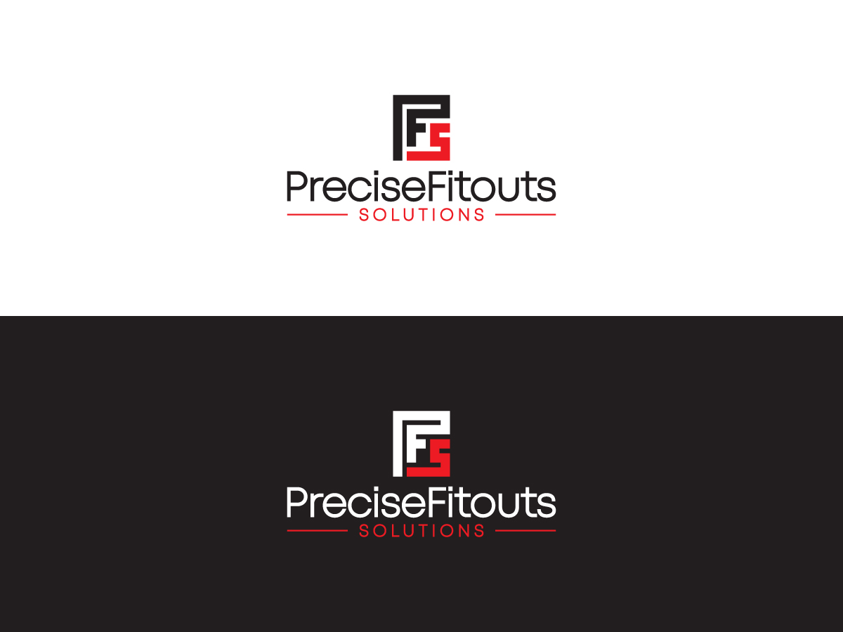 Logo Design by 439 Creations for Precise Fitout Solutions Pty Ltd | Design #31721166