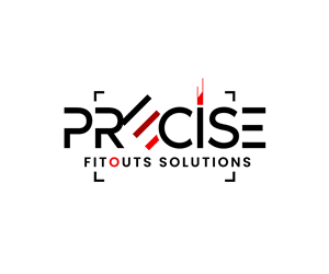 Logo Design by Paint-Tools for Precise Fitout Solutions Pty Ltd | Design #31721502