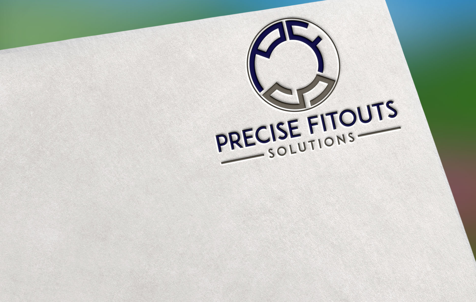 Logo Design by Mateo.1 for Precise Fitout Solutions Pty Ltd | Design #31720707