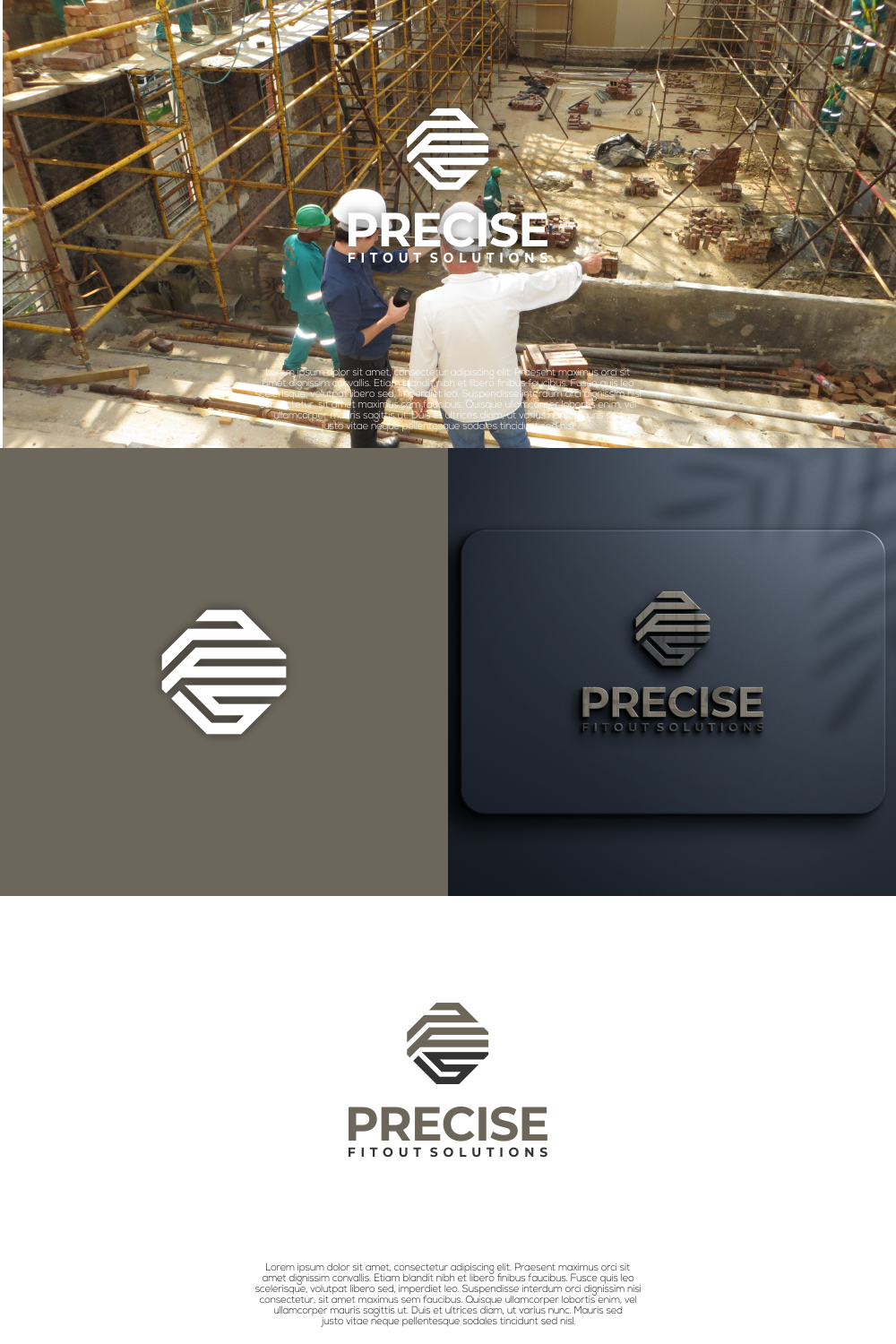 Logo Design by Verguson for Precise Fitout Solutions Pty Ltd | Design #31729702