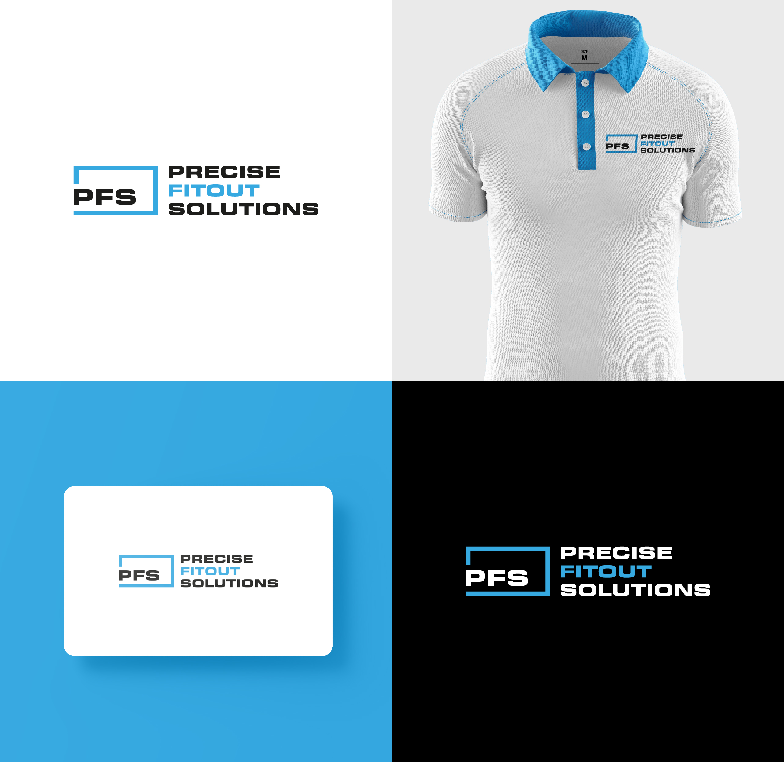Logo Design by Graphic Mama for Precise Fitout Solutions Pty Ltd | Design #31732418