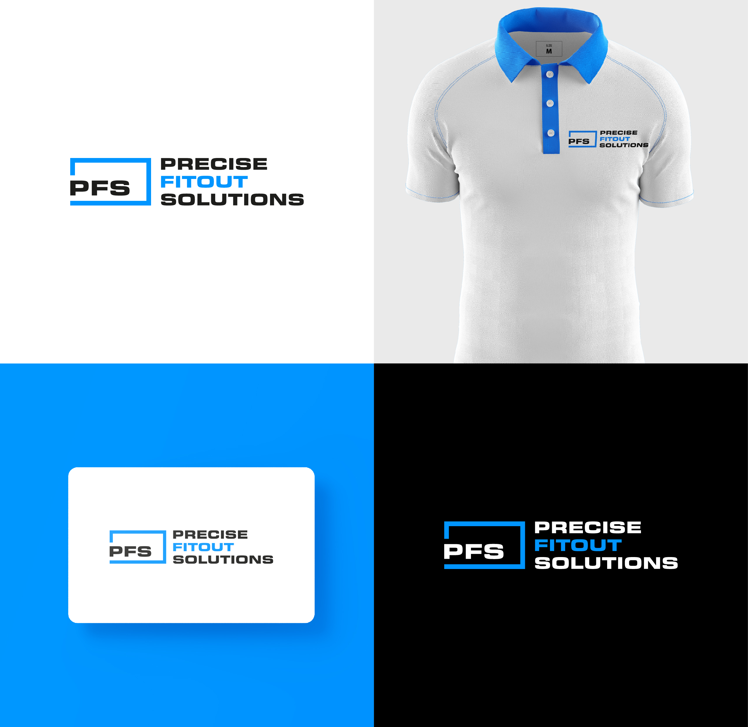 Logo Design by Graphic Mama for Precise Fitout Solutions Pty Ltd | Design #31732422