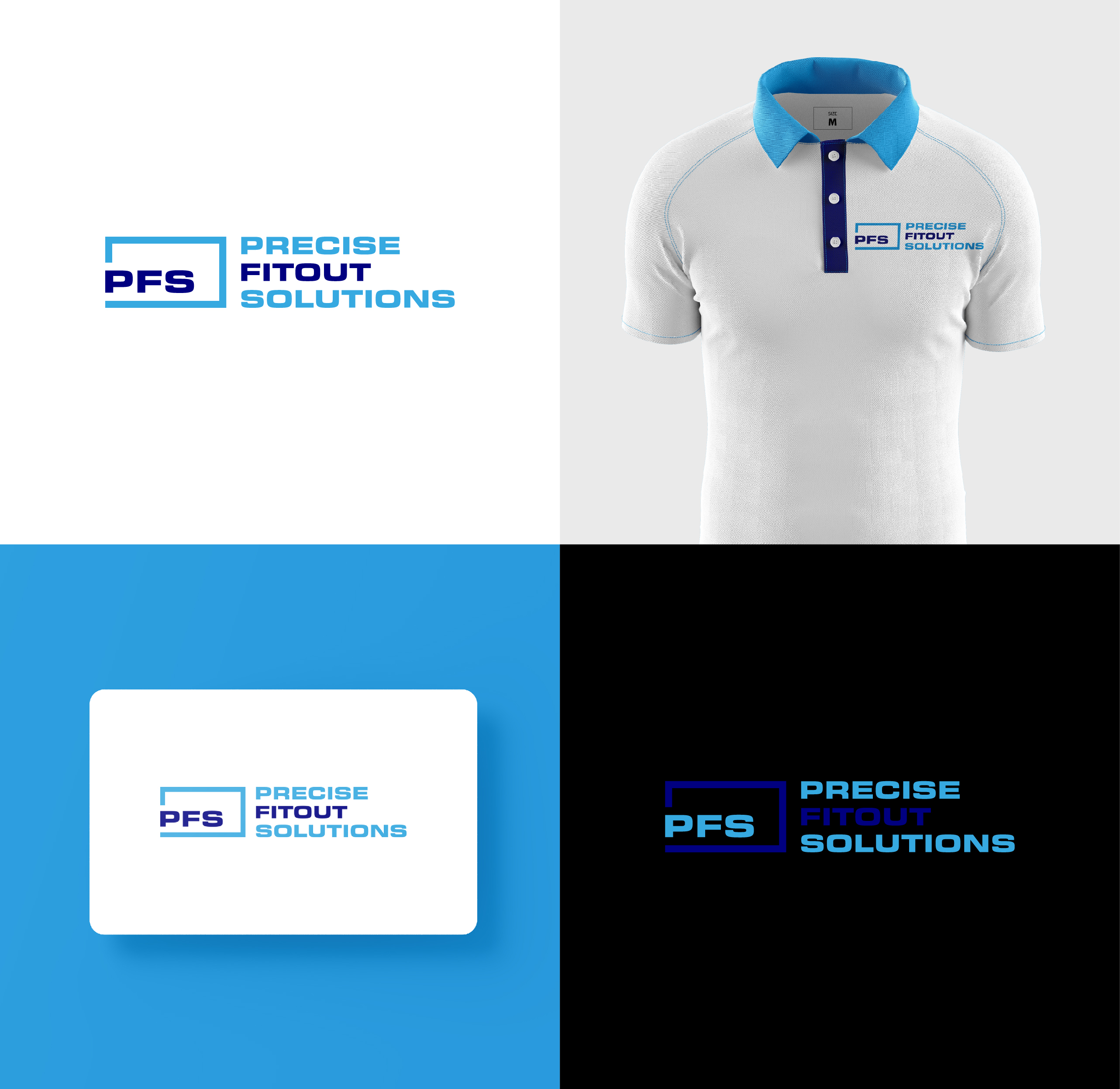 Logo Design by Graphic Mama for Precise Fitout Solutions Pty Ltd | Design #31732423