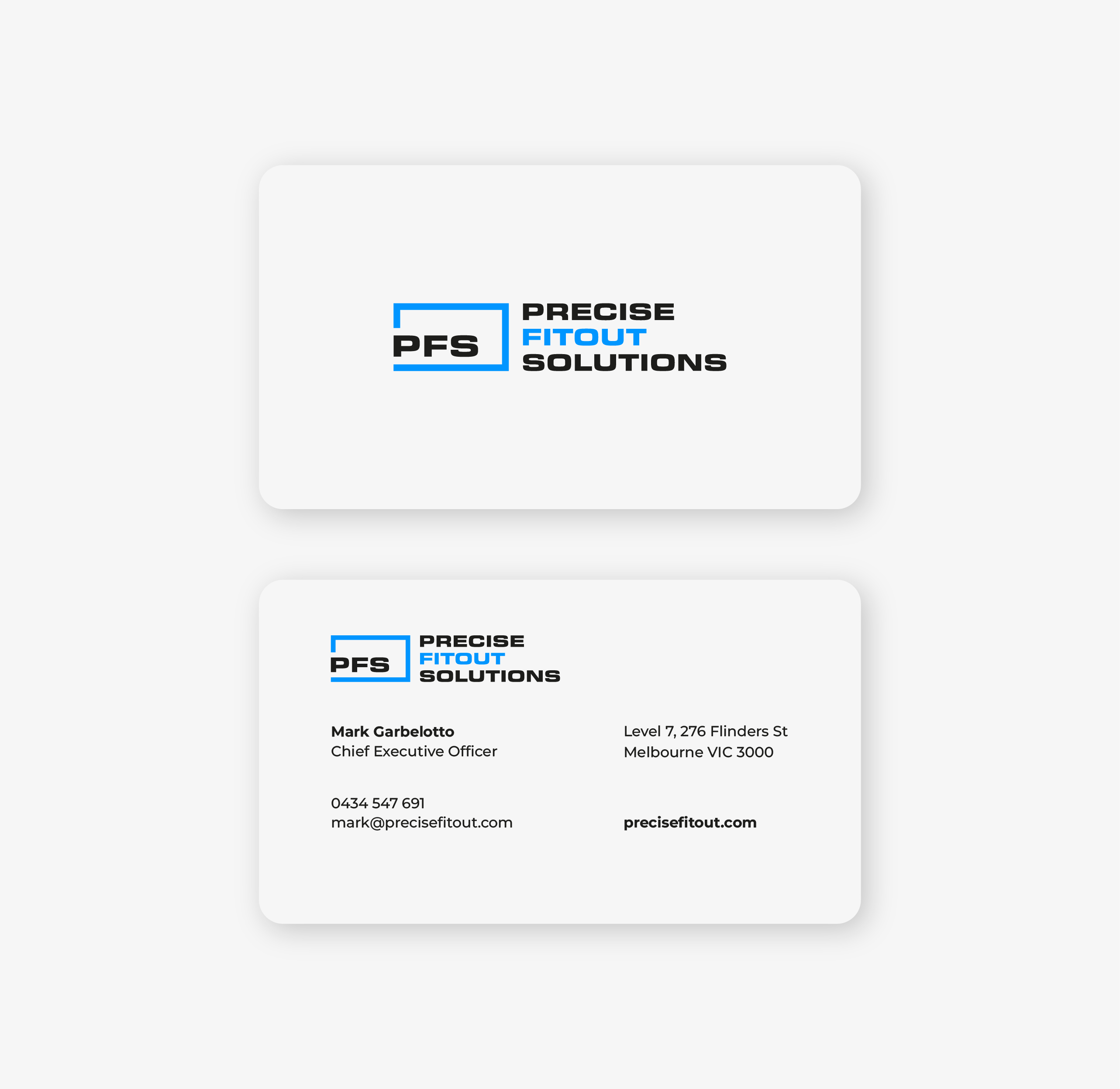 Logo Design by Graphic Mama for Precise Fitout Solutions Pty Ltd | Design #31733913