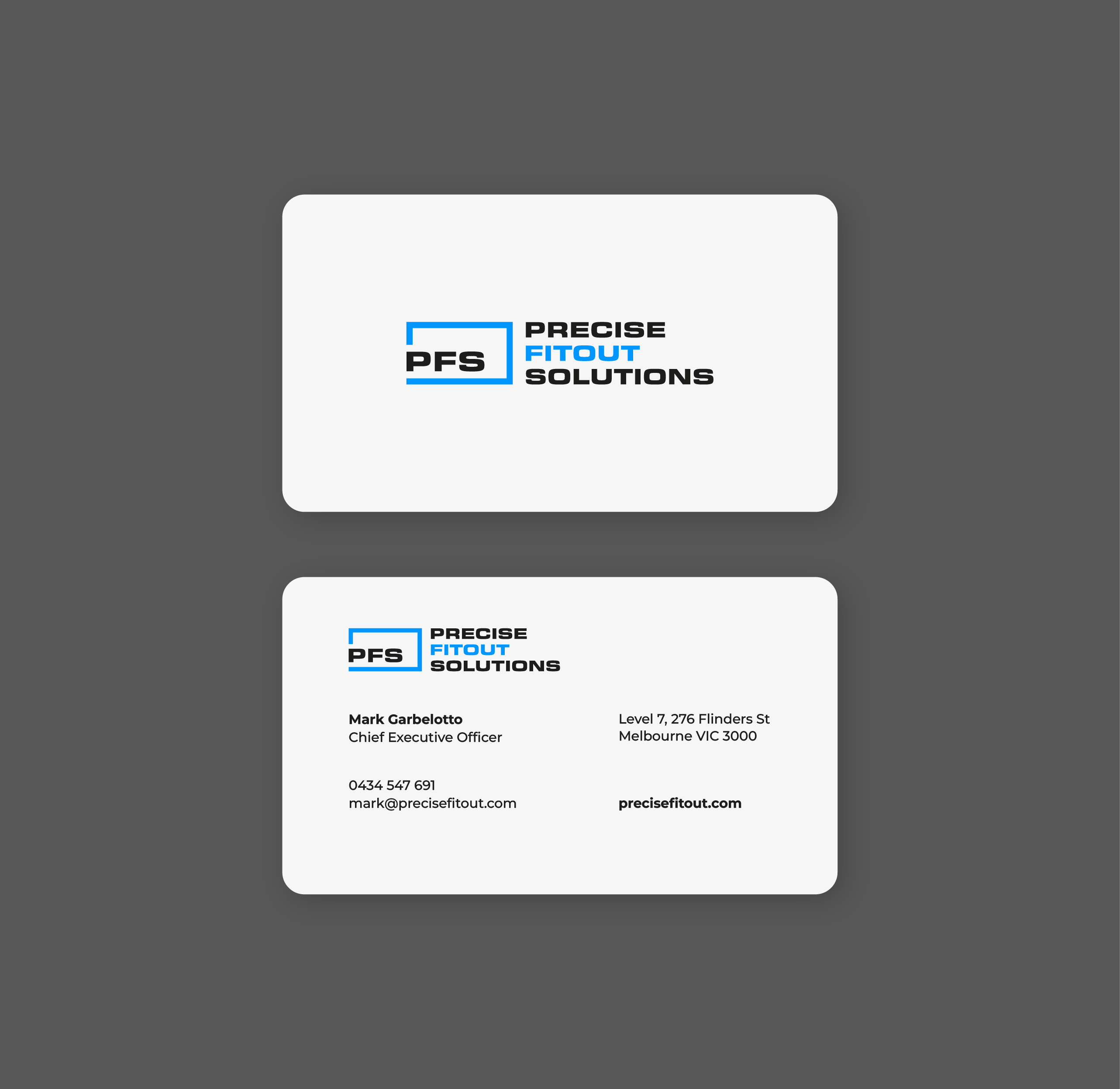 Logo Design by Graphic Mama for Precise Fitout Solutions Pty Ltd | Design #31733953