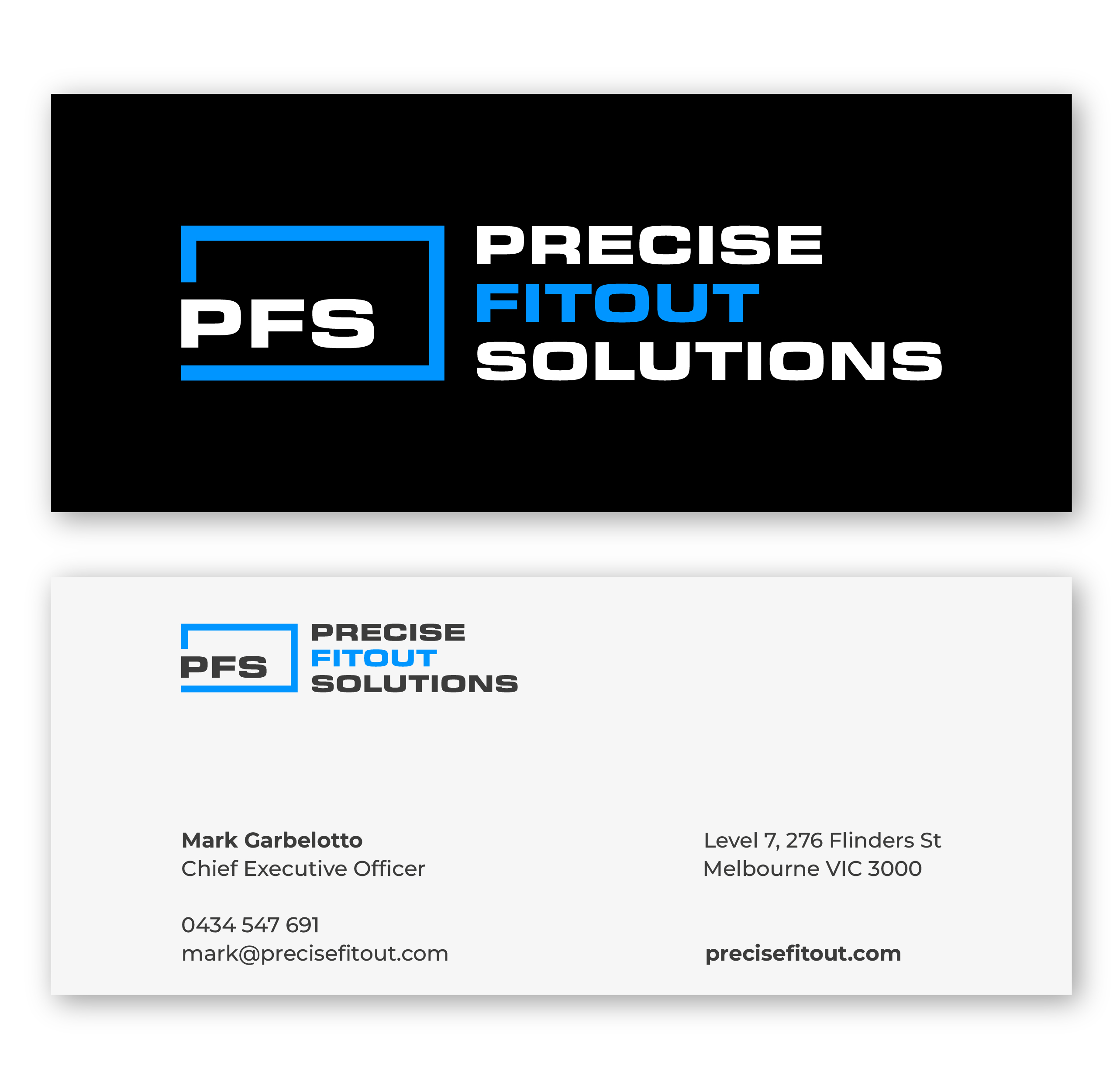 Logo Design by Graphic Mama for Precise Fitout Solutions Pty Ltd | Design #31741321