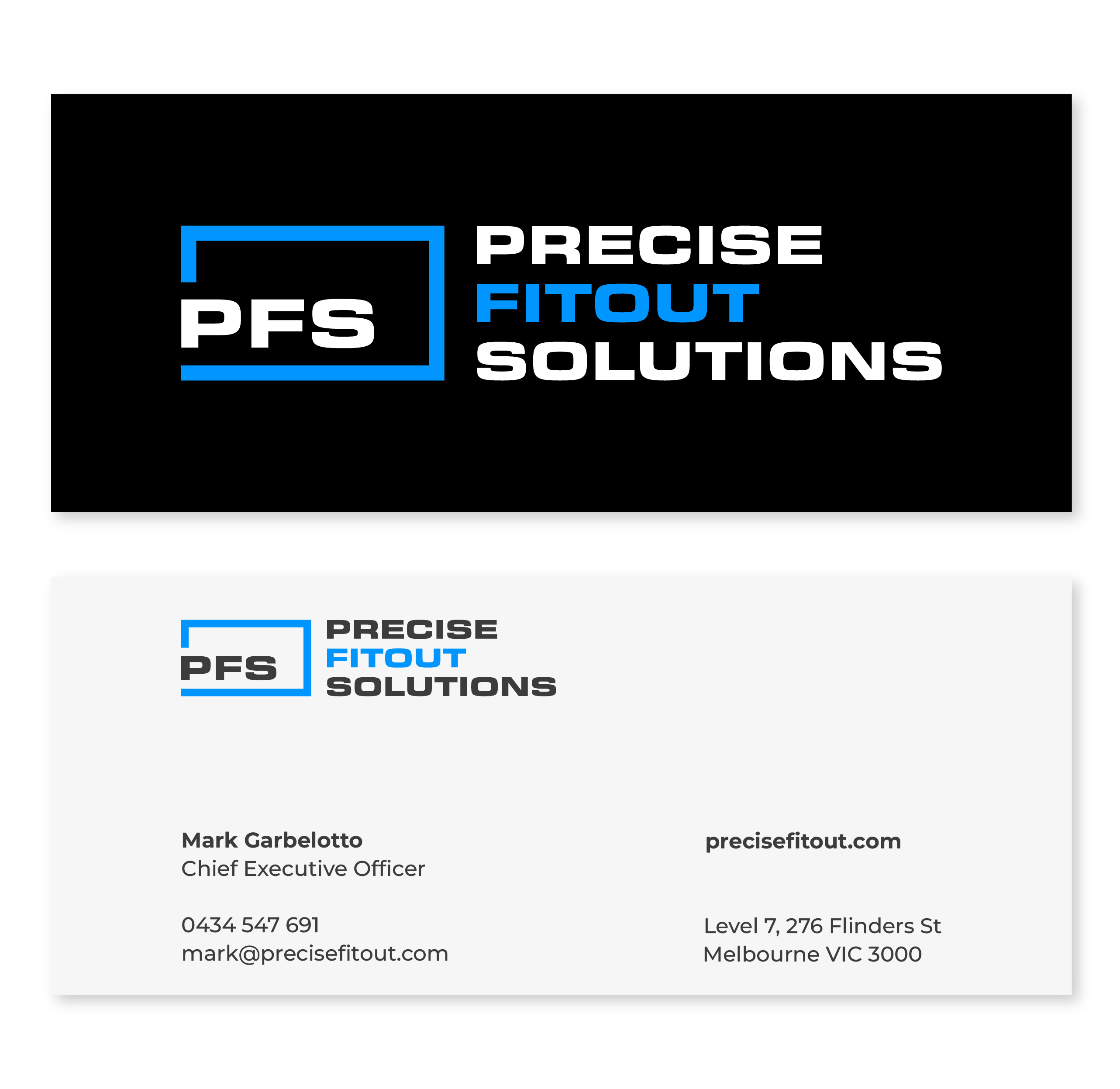 Logo Design by Graphic Mama for Precise Fitout Solutions Pty Ltd | Design #31749312