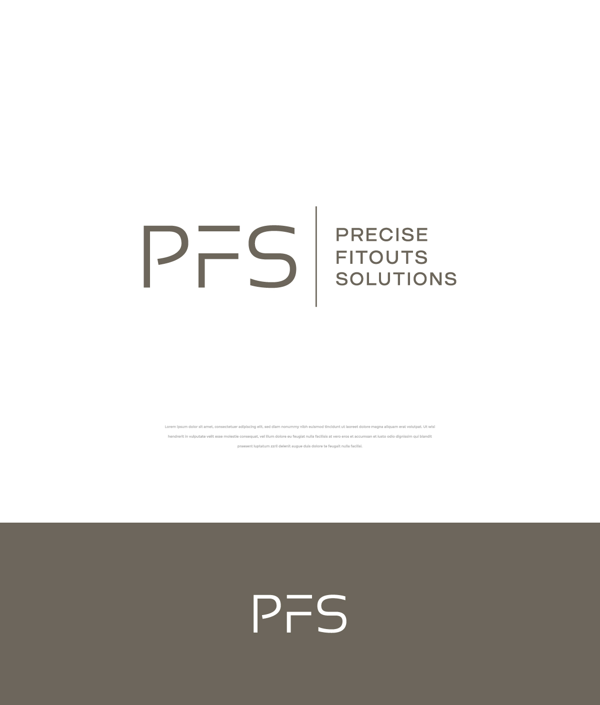 Logo Design by apik. for Precise Fitout Solutions Pty Ltd | Design #31720059