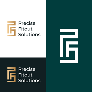 Logo Design by RonTwoThree for Precise Fitout Solutions Pty Ltd | Design #31731342