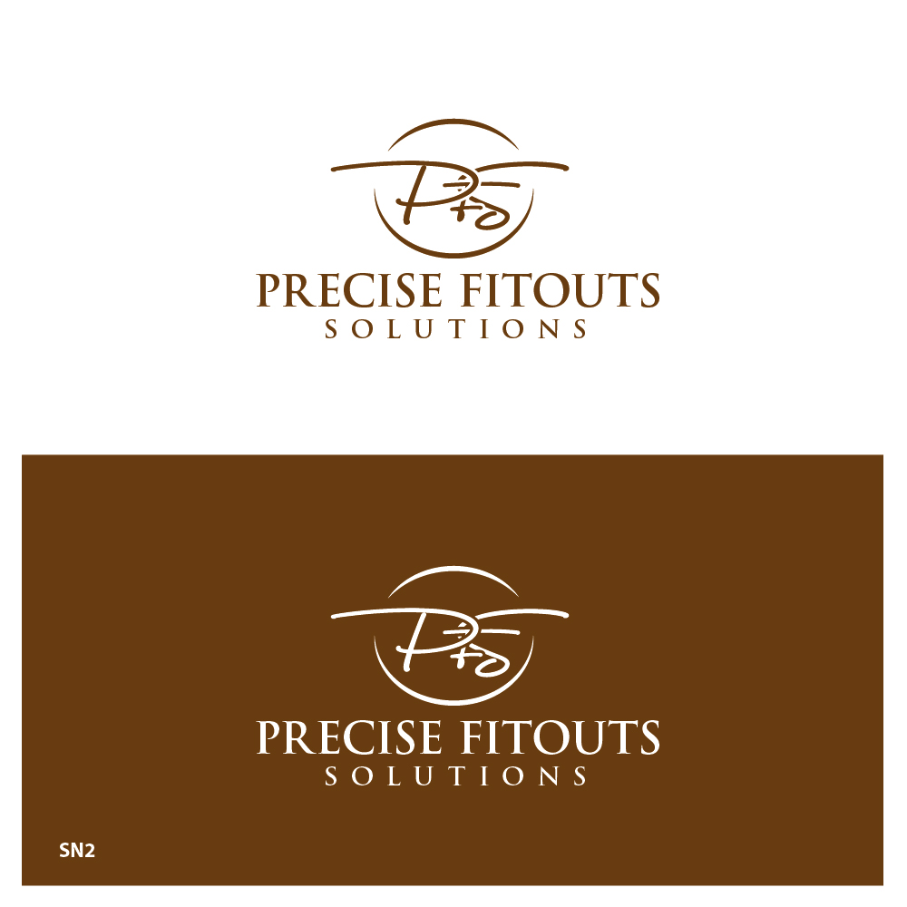 Logo Design by Sujit Banerjee for Precise Fitout Solutions Pty Ltd | Design #31729112